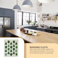 thumbnail image 3 of Pack of 10 Dishcloth Microfiber Absorbent Clean Tools Household Supply Fast Dry Clean Tools Household Supply Cleaning Cloth Kitchen Supplies Dish Towels Tree, 3 of 7