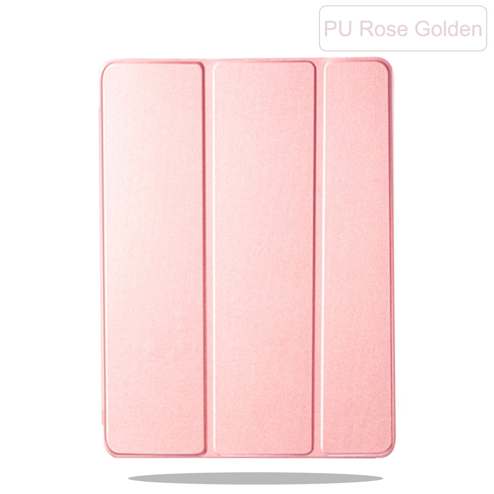 Tablet Case for iPad 5th 6th 7th 8th 10th Generation Leather Stand Cover Apple iPad 10.2 9.7 11.0 Funda Smart Protective Shell PU Rose gold iPad Pro 10.5 2017