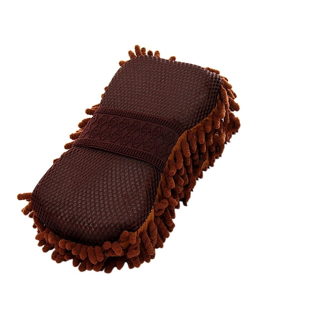 Fesfesfes Microfiber Car Wash Sponge-Non Scratch Sponges-Two Sided Microfiber Wash Sponge-Microfiber Wash Mitt for Cars Great for Everyday Cleaning