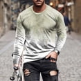 thumbnail image 1 of Meichang T-Shirt à Manches Longues pour Homme avec Graphique, T-Shirts Graphiques pour Hommes Tendance avec Imprimé 3D à Illusion d'Optique, T-Shirts Fantaisie à Col Rond pour le Gym à Manches Longues pour Hommes, 1 of 5