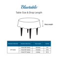 thumbnail image 3 of Nappes Rondes en Plastique Rouges Jetables (Lot de 12) en Vrac - Nappe Ultra Robuste (84 Pouces) Tables Rondes de 4 5 6 Pieds Nappes de Fête Rouges de Qualité Supérieure Noël Fêtes d'Anniversaire [Lot de 12], 3 of 5