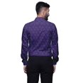 thumbnail image 3 of BESTMAN Cotton Formal Shirts For Men Slim Fit Printed Full Sleeve Shirts For Men, 3 of 5