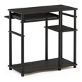 thumbnail image 1 of Pemberly Row Engineered Wood Computer Desk with Bookshelf in Espresso/Black, 1 of 5