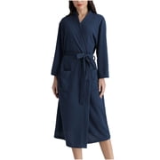 Teissuly Bathrobes For Women Winter Warm Nightgown Couple Bathrobe Men And Women And Winter Nightgown
