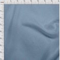thumbnail image 3 of oneOone Tissu Polyester Lycra Bleu & Fleur de Pêcher Imprimé Floral au Mètre 56 Pouces de Large, 3 of 4