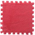 thumbnail image 4 of 5Pcs 11.81Inch Square Puzzle Polyester Velvet Carpet in 14 Colors, 4 of 9