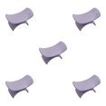 thumbnail image 2 of maskred Nail Arm Rest Pillow U Shape Slip Non Portable for Acrylic Nails Manicure Purple 5.24 Inchx2.56 Inch 5Set, 2 of 6