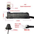 thumbnail image 2 of Electric Bicycle KT External Speed Sensor KT-BS-1 Speed Sensor, 3 Cores, 2 of 6