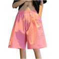 thumbnail image 1 of Dagugfen Plus Size Shorts for Men Knee Length Drawstring Drying Loose Lightweight Casual Workout Shorts, 1 of 8