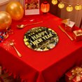 thumbnail image 3 of Wdhugt Black And Gold 2026 Happy Newyear Theme Party Tableware Disposable Paper Plates 9 Inches 16 Pieces Paper B, 3 of 6
