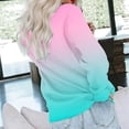 thumbnail image 3 of Meichang Sweat-Shirt pour Femmes Manches Longues Col Rond Ample Pull Mode Gris Léger Pull d'Automne avec Poche, 3 of 6