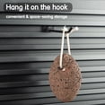 thumbnail image 4 of Graflsoa Dual-Sided Volcanic Pumice Stone for Foot Care - Black, Removes Dead Skin & Calluses, Promotes Relaxation & Blood Circulation, Easy to Hang & Store, 4 of 6