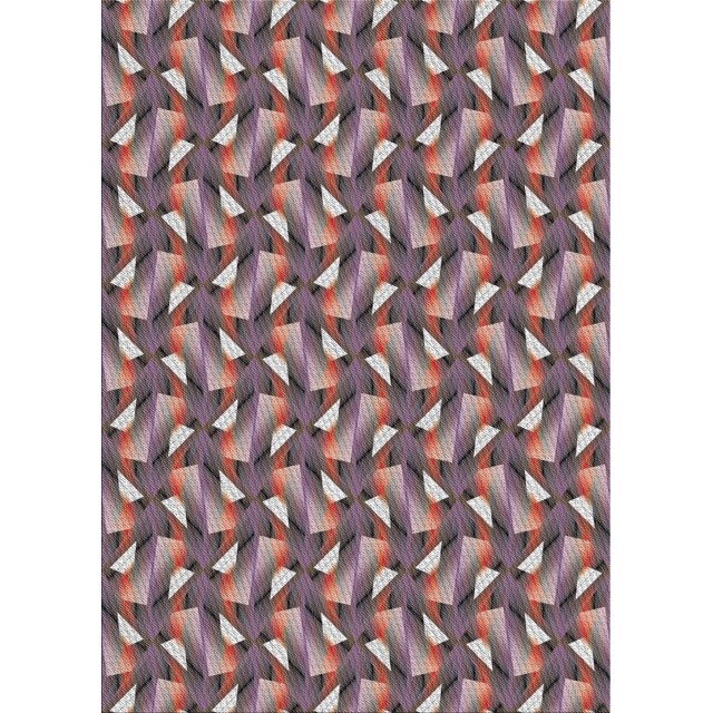 Ahgly Company Indoor Rectangle Patterned Maroon Purple Novelty Area Rugs, 10' x 13'