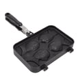thumbnail image 2 of Waffle Cake Maker Pan, Taiyaki Fish Shape Cake Maker Non Stick Mini Waffle Maker Taiyaki Double Baking Pan Waffle Baking Mold, 2 of 8