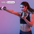 thumbnail image 4 of HolaHatha 2, 3, 5, 8 & 10 Pound Neoprene Dumbbell Weight Set with Storage Rack, 4 of 11