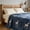 Multicolour, variant on Mink Corals Velvet Double-Sided Padded Quilt Blanket for Winter Bedding, Super Soft Cozy Throw
