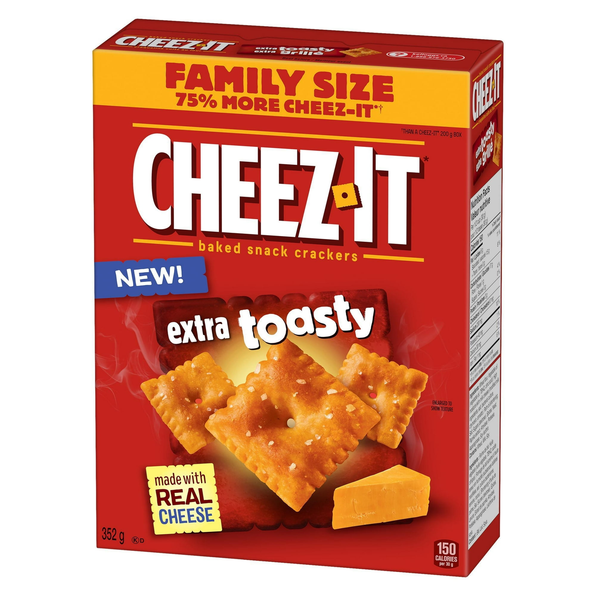 Cheez-It* Baked Snack Crackers Extra Toasty 352 g