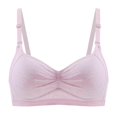 thumbnail image 1 of MIASHUI Bras for Women Comfortable and Transparent Shoulder Strap Cordless Backless Spongeless, 1 of 4
