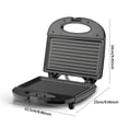 thumbnail image 2 of Bakeware Roti Tawar VR Bread Baking Machine Maker 750W Family Breakfast Compact for Easy Cleaning Household Light Food Ready To Cook, 2 of 3