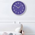 thumbnail image 4 of Estbridge Wall Clock Minimalist Japanese Design Large Wall Clock Silent Sweep Mechanism Kitchen Clock White &, 4 of 4