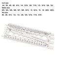 thumbnail image 4 of Nut Bolt Thread Gauge, Ideal Tool for Quick Bolt and Nut Sizing, Easy to Read, Robust with Wall Mounting Hole, Metric and Imperial Sizes with Nail Holes and Side Pins, Sturdy, 4 of 7