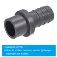 thumbnail image 4 of Unique Bargains Raccord de Tuyau Réducteur en PVC 20 mm OD 17 mm à Billes, Lot de 6 Raccords Droits Adaptateur Connecteur, Gris, 4 of 5