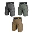 thumbnail image 2 of Men Shorts Activewear Riding Cycling Cold Riding Multi-Pocket Short Pants Washable Reusable Outdoor Hunting Fishing Casual for Man Khaki S, 2 of 6