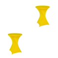 thumbnail image 1 of Wweixi Ensemble Polyvalent de Table Cocktail Élastique Convenant à Toute Occasion Polyester Écologique Jaune 2 Ensembles, 1 of 6