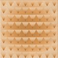 thumbnail image 1 of Ahgly Company Tapis de Zone Carré Orange Lavable en Machine, 6 Pieds Carré, 1 of 7
