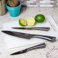 thumbnail image 5 of Thyme & Table Carbon Chef Knives, 3-Piece Set, 5 of 5