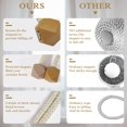 thumbnail image 3 of ORUYROP 2 Pcs Embrasses Magnétiques pour Rideaux, Embrasses Pratiques Style Européen, Embrasses Décoratives pour Rideaux, Support de Fixation pour Rideaux de Fenêtre, Aucun Outil Requis, 3 of 6