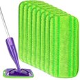 thumbnail image 1 of HOMEXCEL Microfiber Mop Pads Compatible with Swiffer Wet Jet,Reusable Machine Washable Swiffer WetJet Mop Pad Refills,Mop Head Replacements for Multi Surface Wet & Dry Cleaning,Pack of 8, 1 of 7
