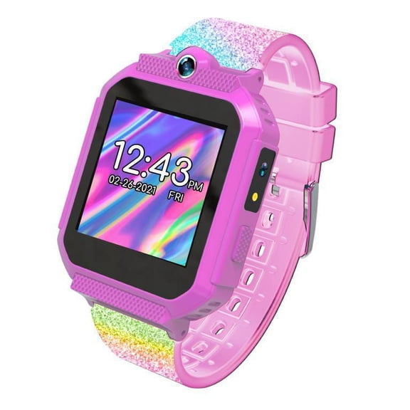Montre de jeux interactifs avec température corporelle iTIME pour enfants Style paillettes
