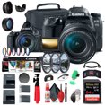 thumbnail image 1 of Canon EOS 77D DSLR Camera with 18-135mm USM Lens (1892C002) + 64GB Card + More, 1 of 8