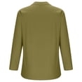 thumbnail image 3 of TIMIFIS Womens Cotton Button Down Shirt Casual Long Sleeve Loose Fit Collared Linen Work Blouse TopsFall, 3 of 5