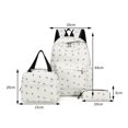 thumbnail image 2 of 3Pcs/set Female Travel Bag Simple College Student Rucksack Fashion for Vacations, 2 of 8