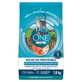 thumbnail image 2 of Purina ONE +Plus High Protein Salmon & Ocean Whitefish Formula, Dry Cat Food 1.8kg, 2 of 10