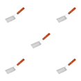 thumbnail image 3 of relayinert Silver ProfessionAl MetAl SpAtulA For Kitchen StAinless Steel ProfessionAl MetAl SpAtulA For CAst stainless steel B 5Set, 3 of 6