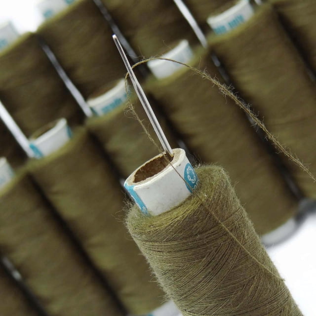 Beige 10 Pcs New Spun Quilting Sewing Supplies Wholesale Spool Polyester Thread
