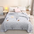 thumbnail image 2 of Generic D Temperature Balancing Summer Bedspread Thin Quilted Polyester Fill 150X100x3cm, 2 of 7