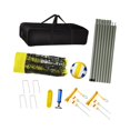 thumbnail image 4 of jinwen Filet de Volleyball Installation Facile Filet Tressé Standard pour Sports Extérieurs Plage Pelouse, 4 of 9