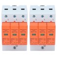 thumbnail image 4 of Protection contre les Surtensions, Fenêtre Visible AC 420V 2Pcs Din Rail Parafoudre Dispositif PC Shell Ignifuge avec des Indicateurs Rouges Verts pour l'Électronique Domestique Imax: 20ka, Imax: 40ka, Imax: 60ka, 4 of 8