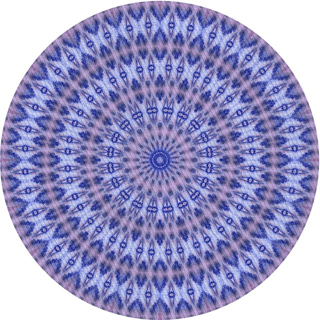 Ahgly Company Tapis de Zone Rond d'Intérieur Lavable à la Machine, Transitionnel, Violet Mimosa Violet, 3 Pieds Rond