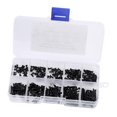 thumbnail image 2 of jifeng 250 Pcs Kit d'Assortiment de Vis Auto-Tappantes M2 Tête Plate Tête de Comptoir, 2 of 9
