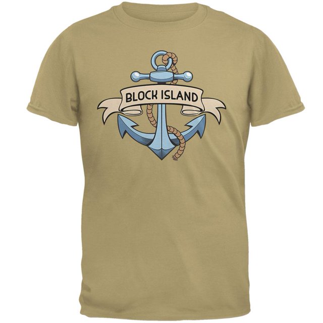 T-shirt pour Homme Anchor at Block Island