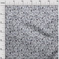thumbnail image 3 of oneOone Polyester Spandex Light Gray Fabric Florals Sewing Material Print Fabric By The Yard 56 Inch Wide, 3 of 4