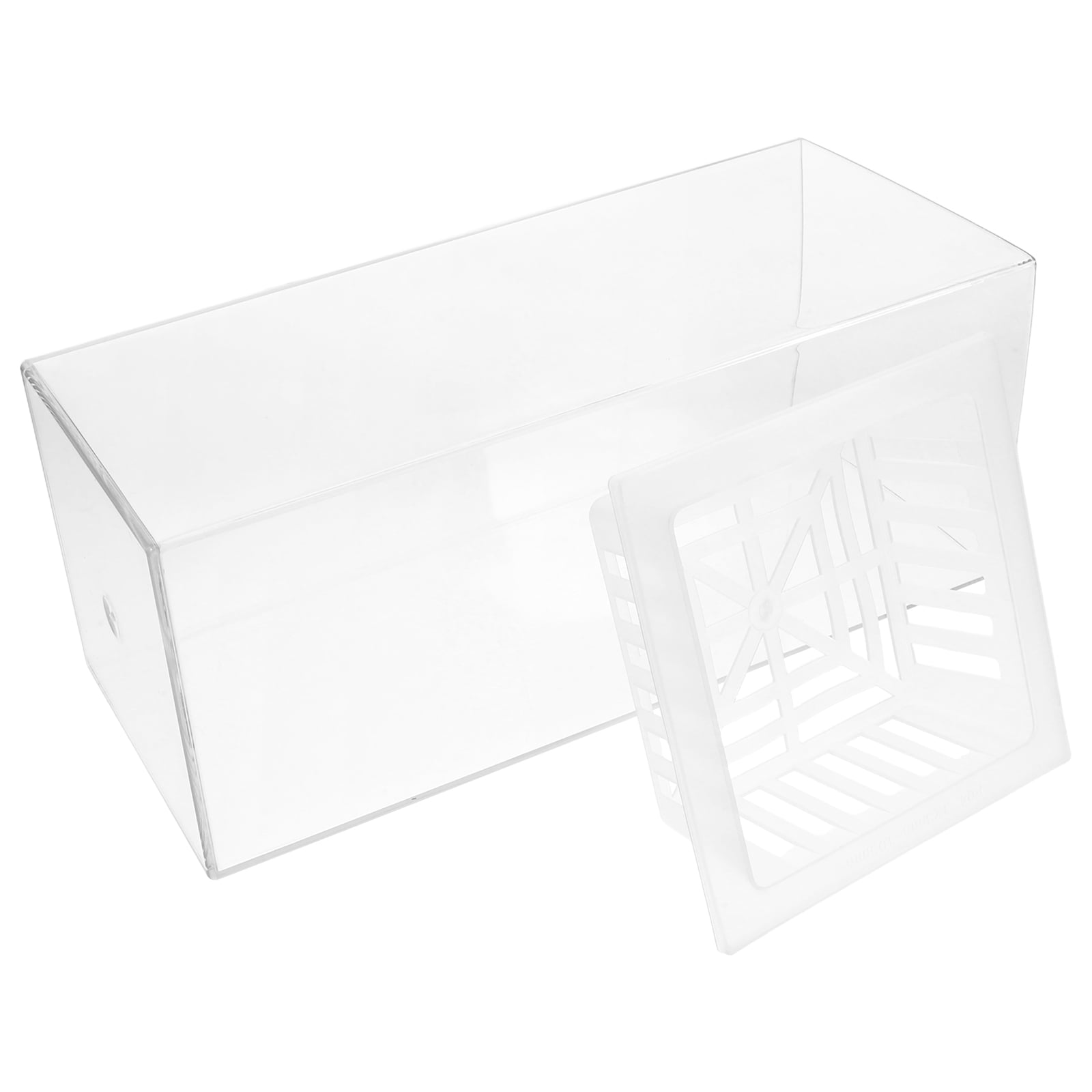 Raindrops Assorted Color Desk Aquarium Plastic Fish Tank for Small Ornamental Fish and Micro Landscapes