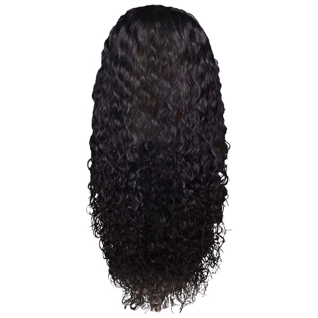 Peruvian Curly Human Hair Wig Glueless Lace Front Human Hair
