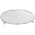 thumbnail image 1 of Round Cooking Rack for Barbecue Grill 2 in Stainless Steel - Versatile Oven Air Fryer Stock Pot Pressure Cooker Cake Pan Dishwasher Safe, 1 of 6