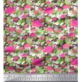 thumbnail image 1 of Soimoi Rayon Fabric Camouflage Texture & Flamingo Bird Print Sewing Fabric Yard 56 Inch Wide, 1 of 3